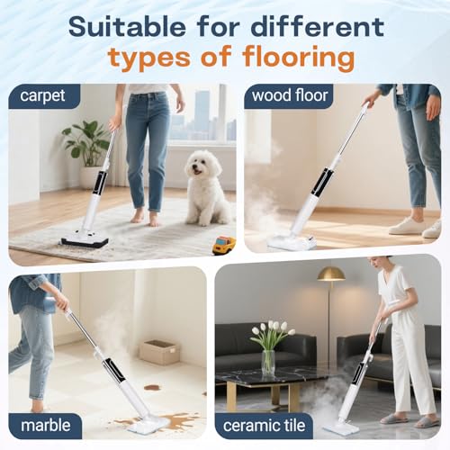Steam Mop Detachable Handheld Steam Cleaner for Home