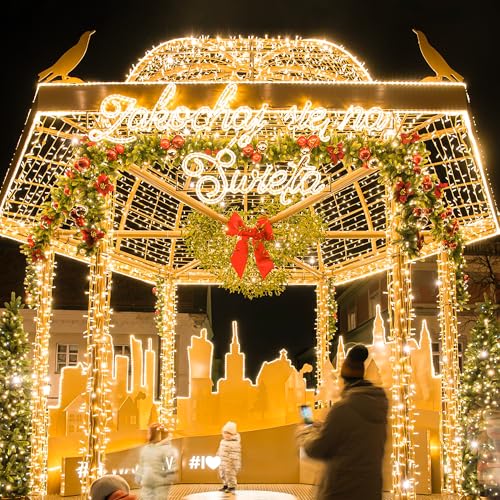 Warm White Christmas String Lights (33 Foot)