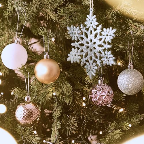 50ct Christmas Tree Decorations Ball Ornaments 2 Inches (50 Count)