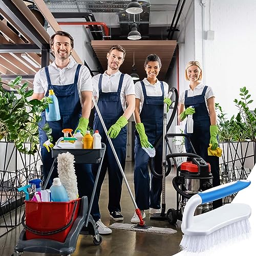 6 Pcs Scrub Brush Bulk for Cleaning with Handle