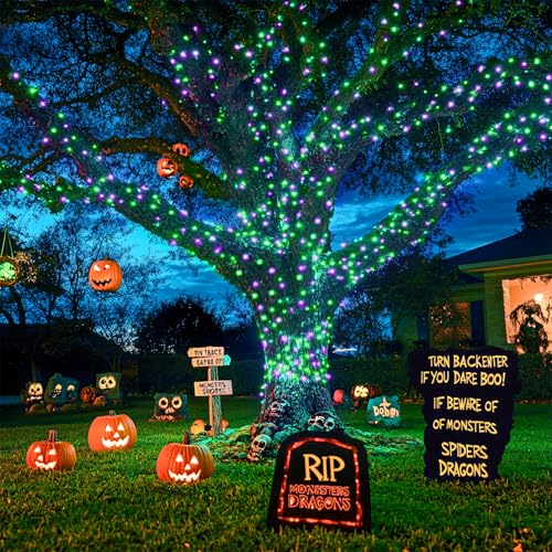 2 Pack Solar Halloween Lights (151 Foot)