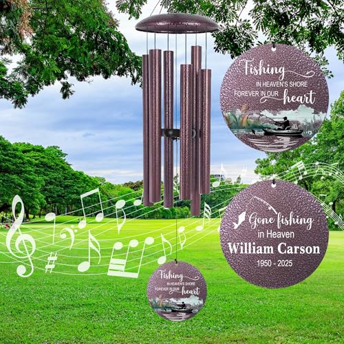 Memorial Wind Chimes for Loss Dad