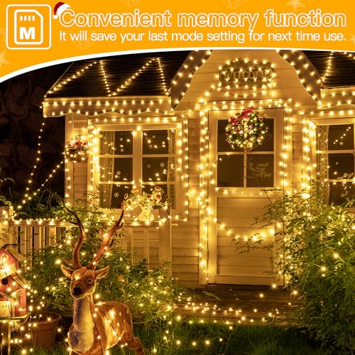 Christmas Lights 800 LED 262 FT Plug in (262 Foot)