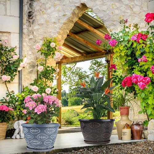 Outdoor Flower Pots Set of 3 (3 Count)