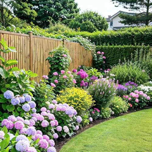 Natural Bamboo Fence (24 Sq Ft)