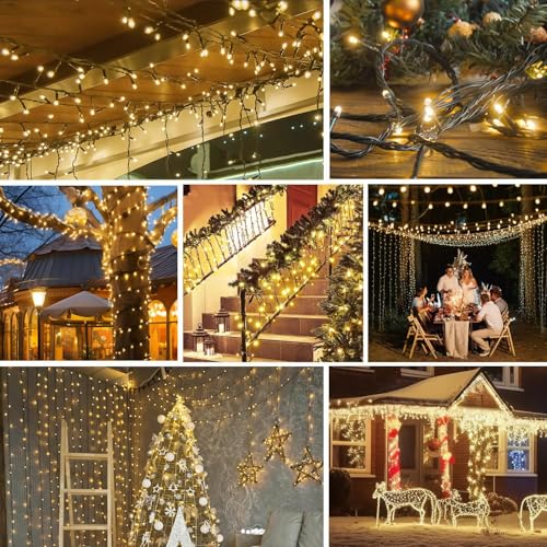 Solar String Lights Outdoor (4 Count)
