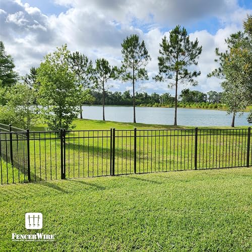 Pack of 10 Heavy Duty Flat Top Fence Gate (10 Count)