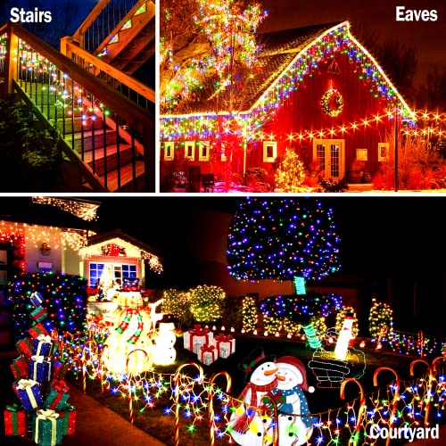 99FT 1216 LED Christmas Lights Outdoor Decorations Hanging Light