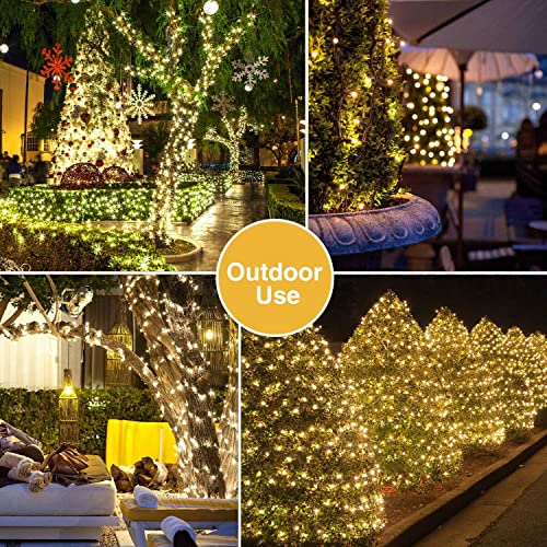 500 LED Warm White Christmas Tree Lights Plug in (42.9 Foot)