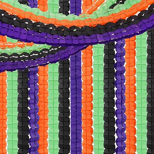 Black Purple Orange Green Halloween Party