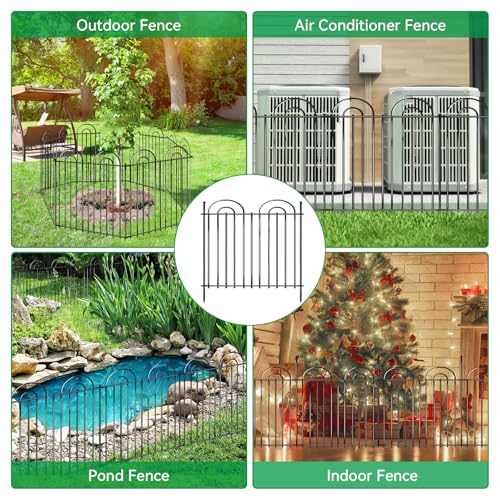 15 Panels No Dig Decorative Garden Fence