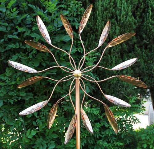 Kinetic Copper Wind Sculpture