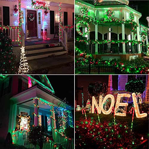 Red & Green Christmas Lights Connectable