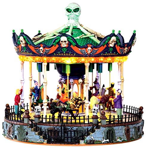 Scary-Go-Round Carnival Ride Lighted Accessory, #34605, Plastic