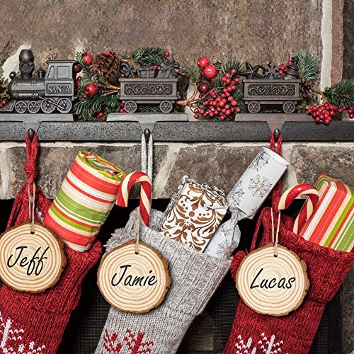 2.4 2.8IN Natural Wood Slices with Jute Twine for DIY Ornaments (50 Count)