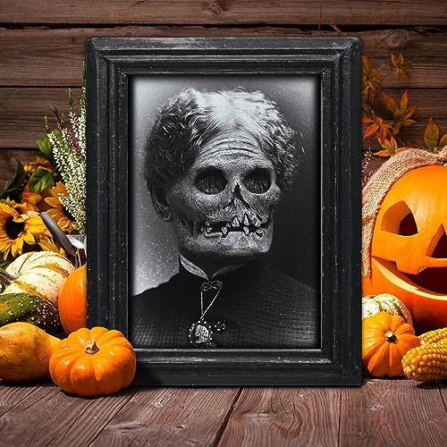 15 Halloween Gothic Creepy Skull Photos Haunted Horror Picture Frame