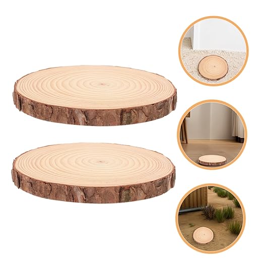 GANAZONO 2pcs Maple Leaf Stepping Stones for Outdoor Landscape Wooden Pathway Stones Slip Surface for Garden