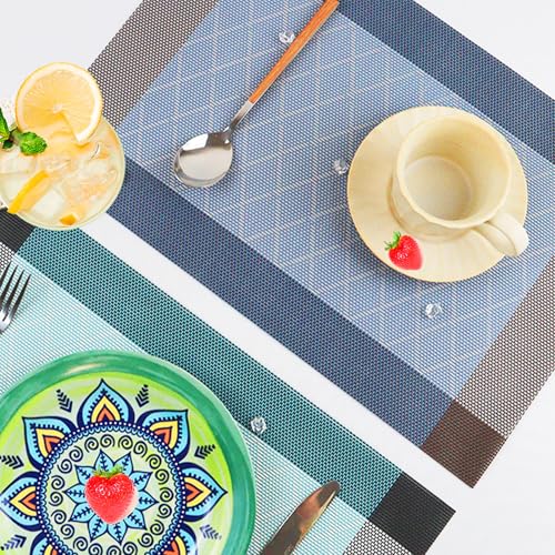 Placemats Set of 6 Washable Indoor (6 Count)