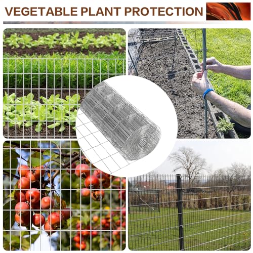 4 ft x 100 ft Galvanized Welded Wire Fence (400 Sq Ft)