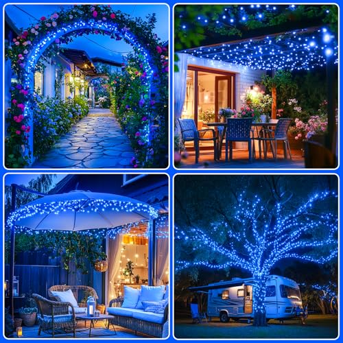 2 Pack Solar String Lights Outdoor (85.4 Foot)
