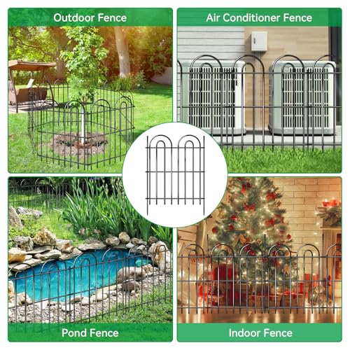 25 Panels Decorative Garden Fence (19200 sq inch)