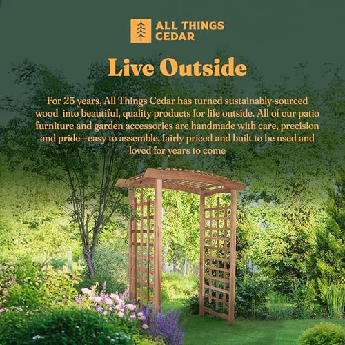 8 Ft Pagoda Arbor Garden Arch Trellis