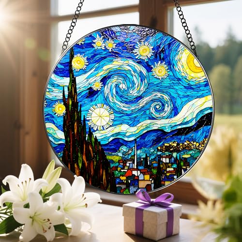 8'' Van Gogh Starry Night Sun Catcher Ornament