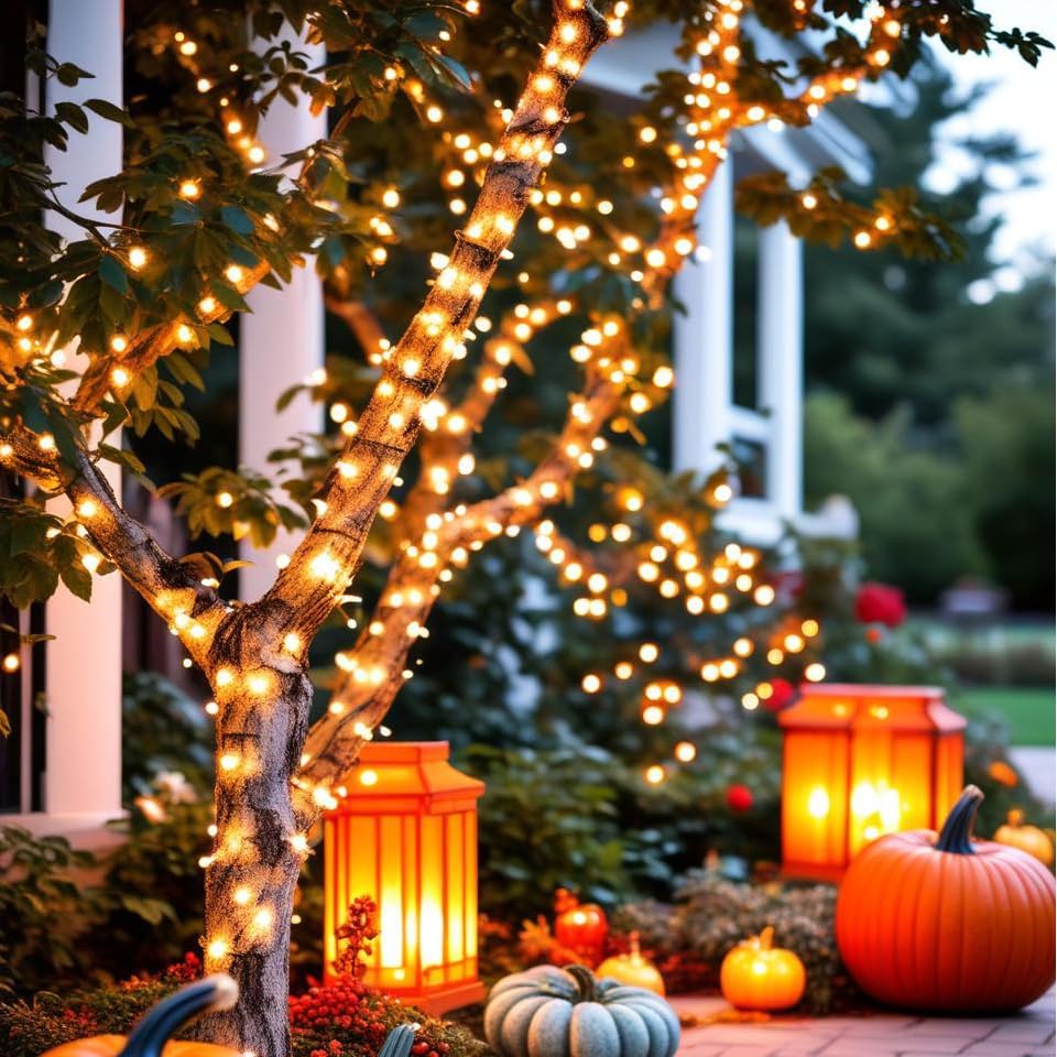 Smart Color Changing Christmas Halloween Tree Light String 66 FT 200 LED