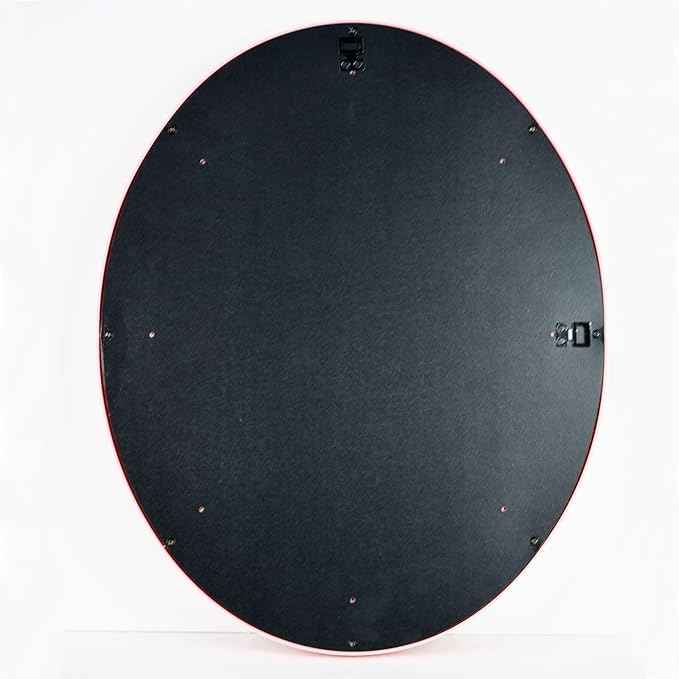Funerom 20 x 16 inch Pink Wall Mirror Oval Bathroom Mirror Bedroom Mirror
