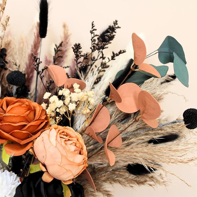 RyddeligHome Deluxe Centerpieces for Dinner Table, Fall Centerpieces for Tables, Coffee Dining Table Centerpiece Decor for Home, Christmas Thanksgiving Winter Decorations, Centro De Mesa De Otoño