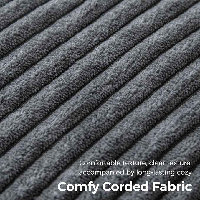 MAXYOYO Folding Sofa Bed, Convertible Sleeper Chair with Pilow Foldable Matress with Back Support, Portable Fold Out Chair Bed Comfy Floor Sofa Lounge for Living Room Bedroom, Dark Grey, Double