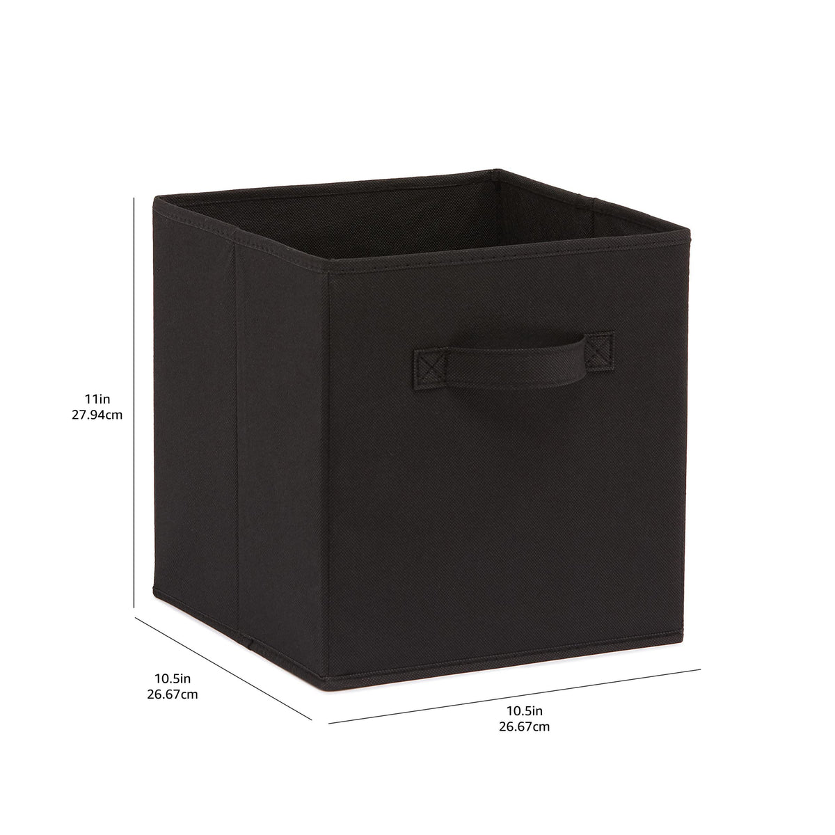 Collapsible Fabric Storage Bins Organizer with Handles (6 Count)
