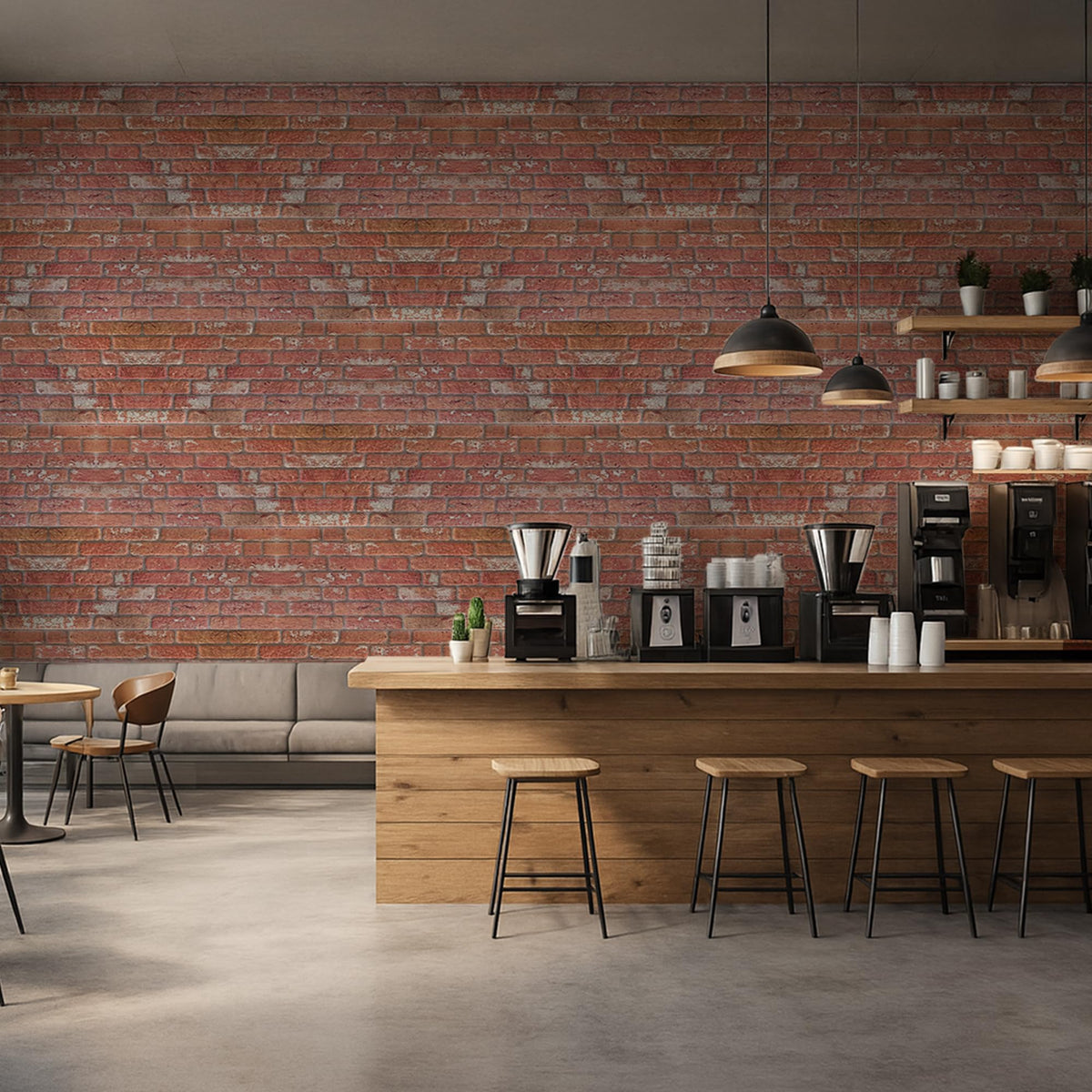 3D Wall Panels Brick Effect
