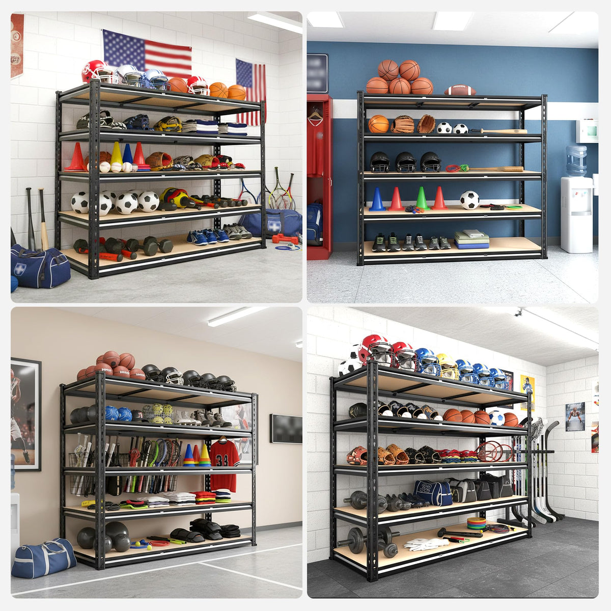 3080LBS Garage Shelving for Warehouse