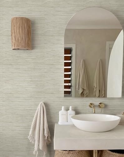 Beige glasscloth Wallpaper