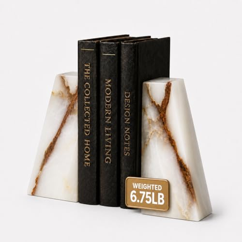 Genuine Marble Bookends