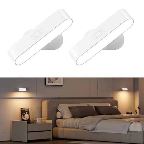 Wall Sconce LED Battery Operated Wall Sconce for Bedroom