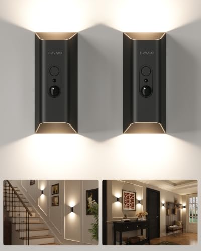 Motion Sensor Wall Light with Remote Control