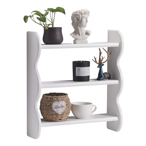 100% Solid Wood Wall Shelf 3