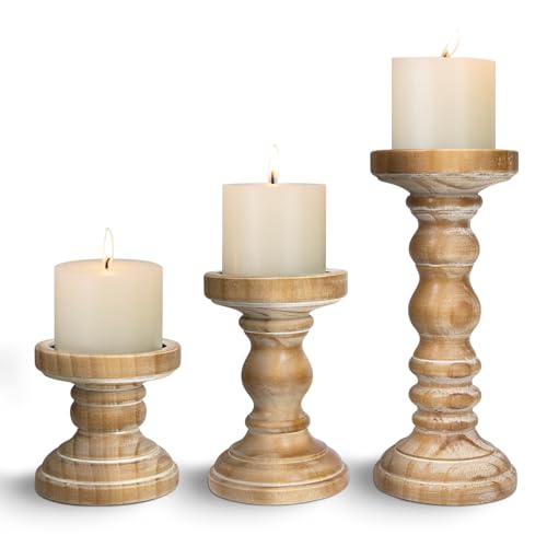Candle Holder for Pillar Candle Set