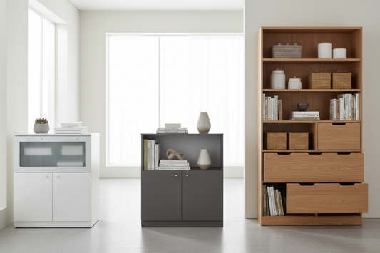 Kitchen pantry storage cabinets and organizational solutions