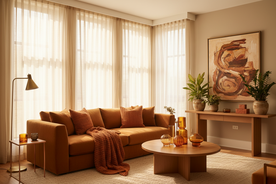 Amber Warm Interior Trend: Transforming Gray Cities in 2026
