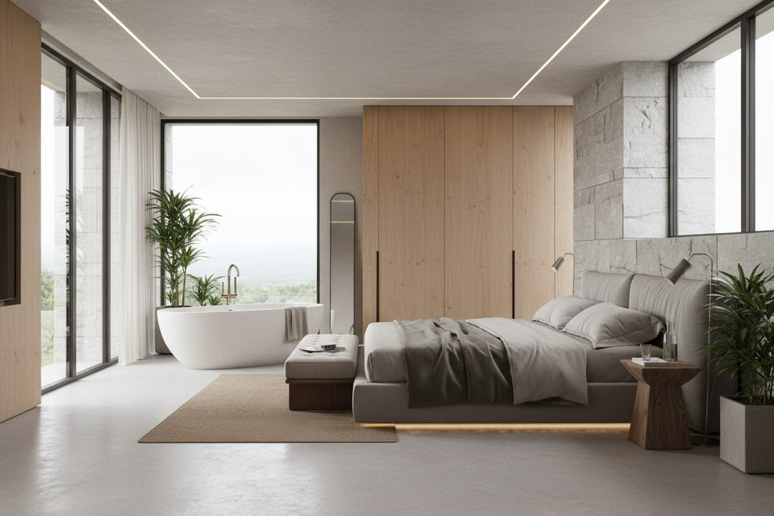 Borderless Bedroom Design: The 2026 Trend of Bathing Next to Your Bed