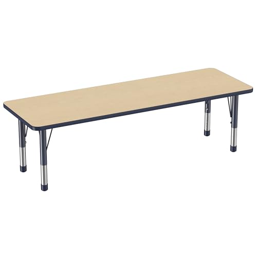 FDP 24" x 72" Rectangle Table with Chunky Legs