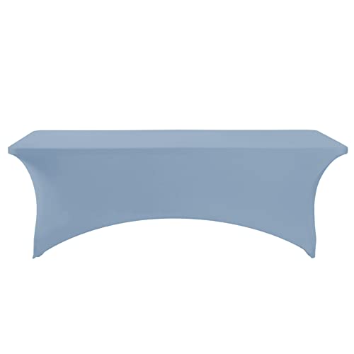 Spandex Table Cover for 8FT or 4ft or 6ft Table Universal Fitted Stretch Tablecloth for Party