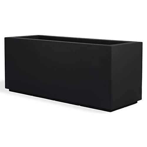 PolyStone 46" Large Rectangular Outdoor Planter Box