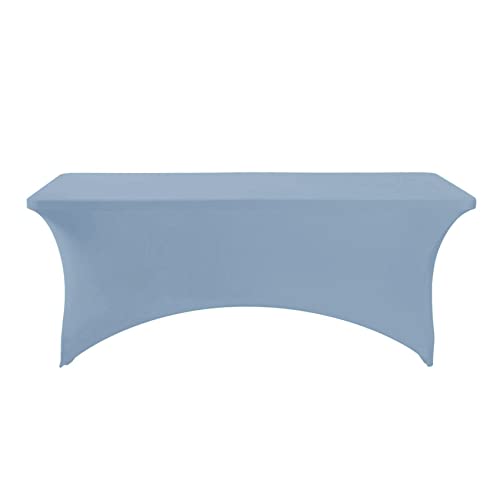 Spandex Table Cover for 6Ft or 4fT or 8ft Table Universal Fitted Stretch Tablecloth for Party