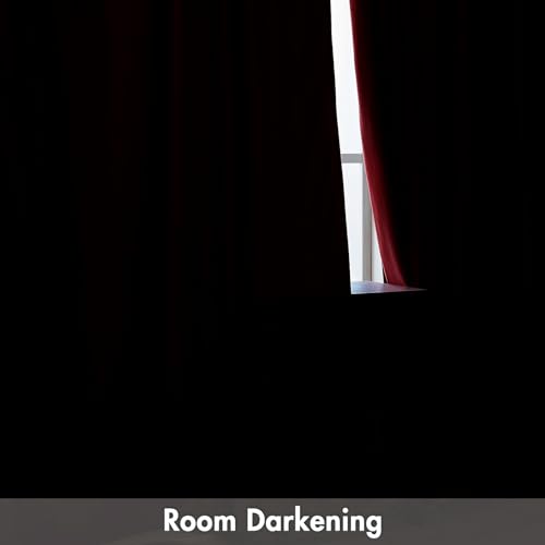 Red Blackout Velvet Curtains Drapes 108 Inch Long 52"x108" Bedroom (2 Count)