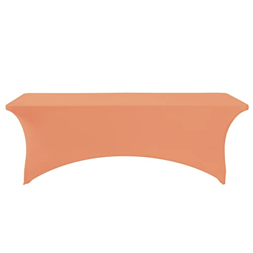 Spandex Table Cover for 8FT or 4ft or 6ft Table Universal Fitted Stretch Tablecloth for Party