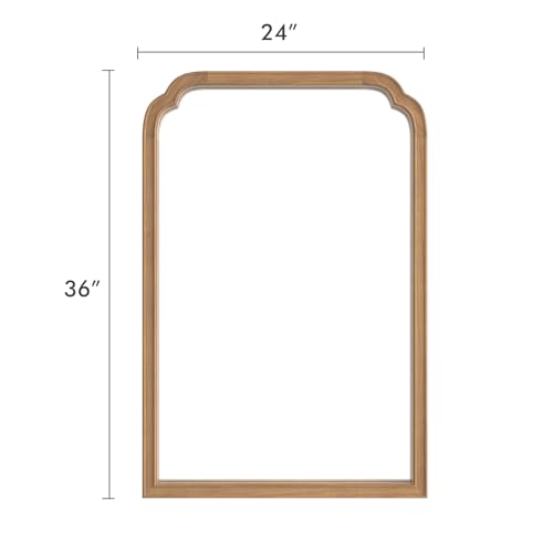 Wood Bathroom Mirrors for Wall Mounted